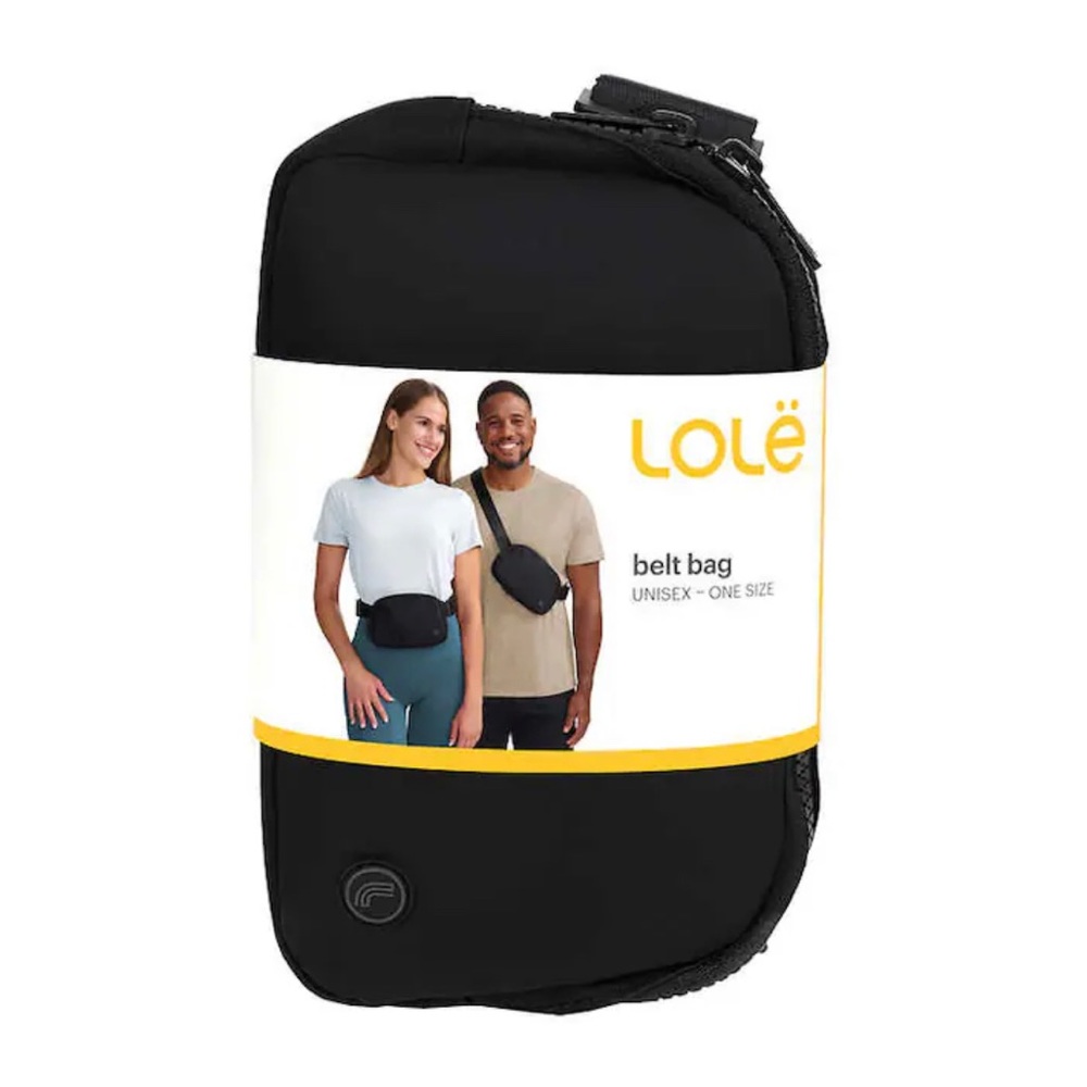 Lole Unisex Belt Bag Black